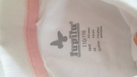 Dívčí trička 2 ks značky lupilu, velikost 110/116, lupilu,110