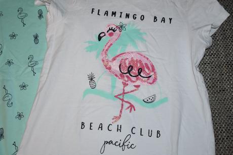 2x triko george s plameňáky, 128, george,128