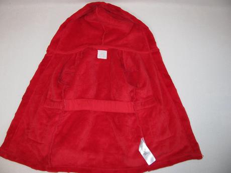 Fleecový župan s kapucí-vel.12-18 měs., primark,86