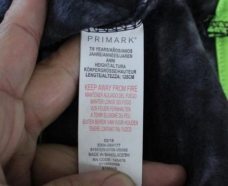 Mikina vel. 7 - 8 let, primark,128