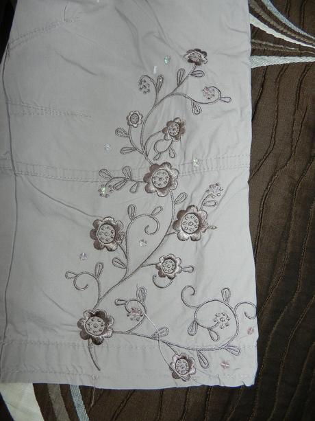 Kalhoty letní kytičkové, marks & spencer,92