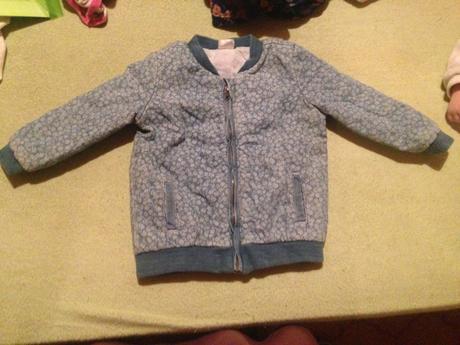 Dívčí bunda květy, f&f,80