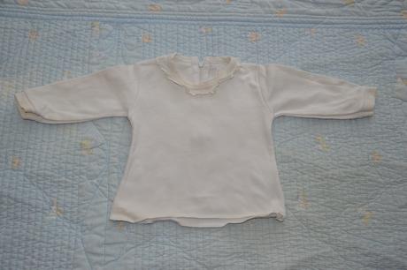 Bavlněný kabátek, tričko s krajkou, 62