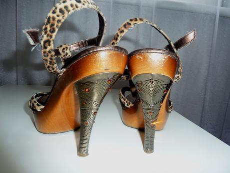 Boty - tygrované dřeváky, deichmann,37