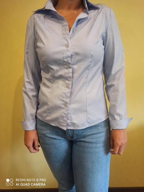 Světle modrá halenka, m