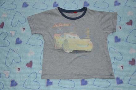 Bavlněné tričko s autíčkem, disney,98