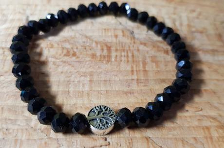 Jarní náramek skleněný, 