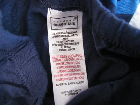 Chlapecké modré slipy-2pack, primark,128