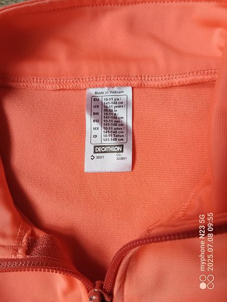 Mikina zn."decathlon" vel."141-148", decathlon,140