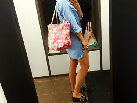 Světle růžová béžová plážová taška kabelka, 