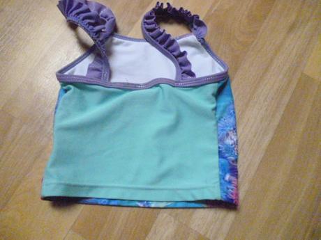 Plavkový top podprsenka ariel 2-3, disney,98