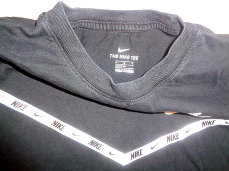 Černé bavlněné tričko nike, nike,140