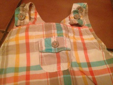 Overal proužky, h&m,62