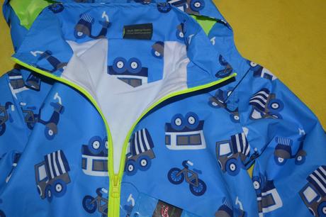Podzimní  bunda s auty, šusťáková, od 2-7 let, kugo,98 / 122 / 128