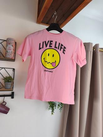 Růžové maxitriko h&m 146-164, xs-m, h&m,152