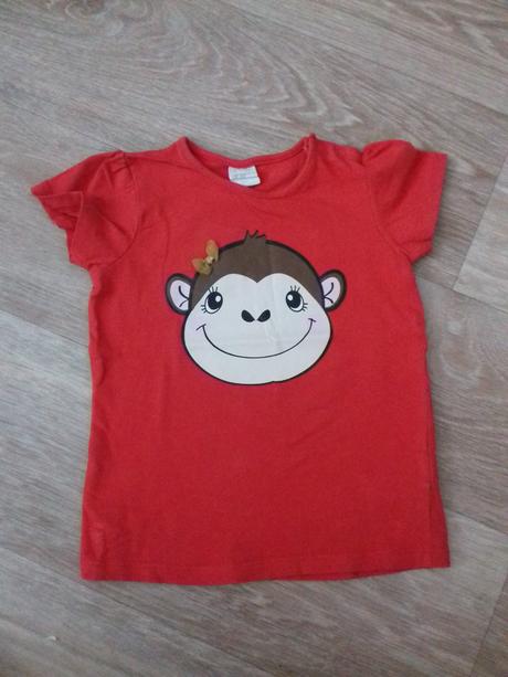 Triko s opičkou, h&m,86