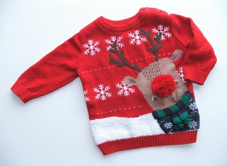M278 vánoční svetr f&f, vel. 68, 68