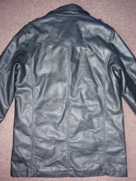 Kabát-sako-bunda kůže ombre, xl