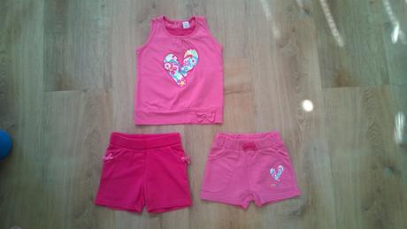 Komplet - tílko + 2x kraťasy, caa, vel 80, c&a,80