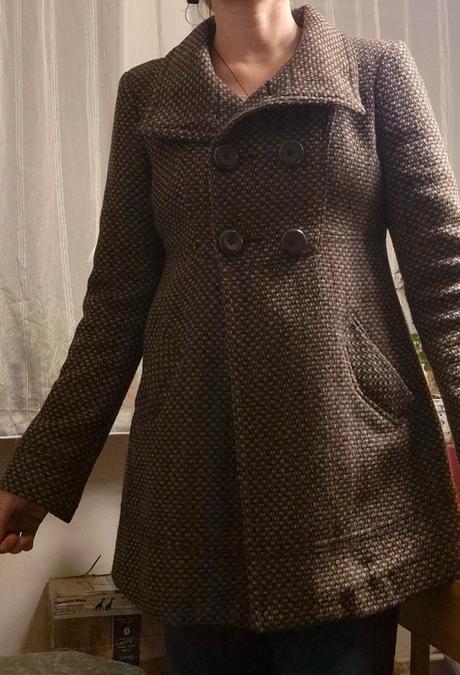 Dámský zimní kabát bershka vel. m/l, bershka,m