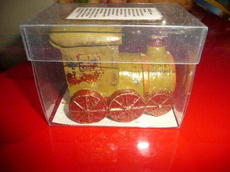 Svíčka velká lokomotiva vláček,