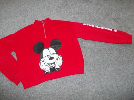 Mikina minnie červená, vel. 158/164, h&m,158