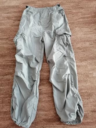 Šusťákové kalhoty, h&m,164