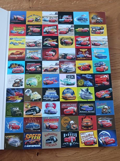 Velká cars kniha nálepky+omalovánky,