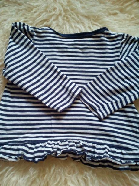 Pruhované triko tunika zn.nutmeg,vel.92/98, nutmeg,92