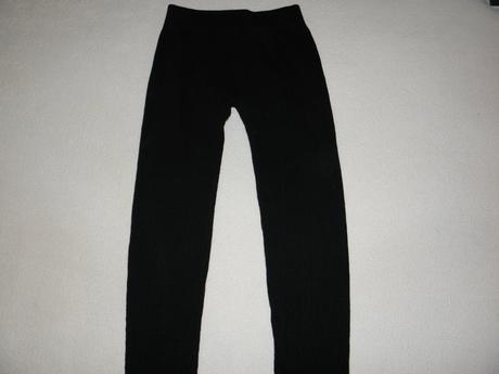 Černé teplejší legíny zn. okay vel.116/122, okay,116