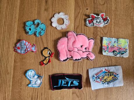 Nášivky nášivka slon pejsek ryba kačenka záplata c, 