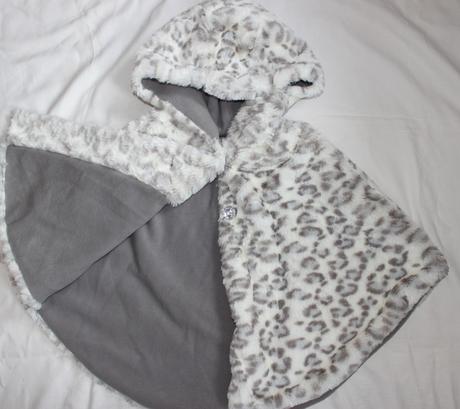 Po138. fleece, chlupaté paletko s kapucí, 8-9 let, 134