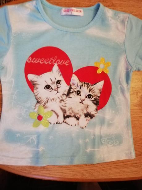 Tričko s koťaty vel. 4-5 let., 110