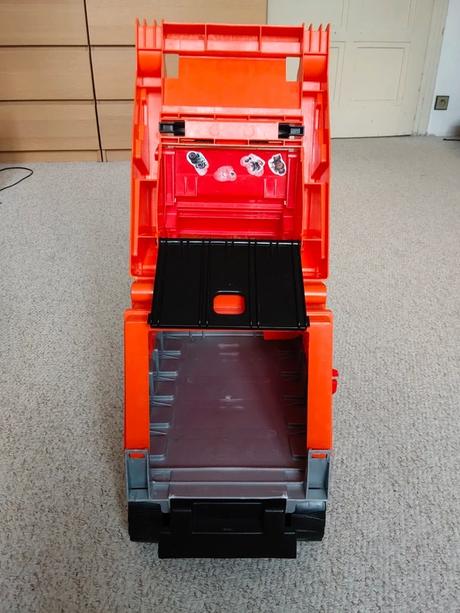 Velké popelářské auto + popelnice, 