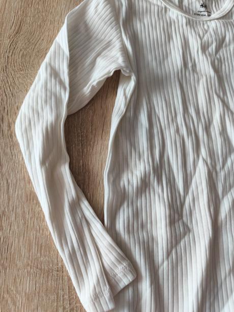 Dětské bavlněné bodýčko, h&m,104