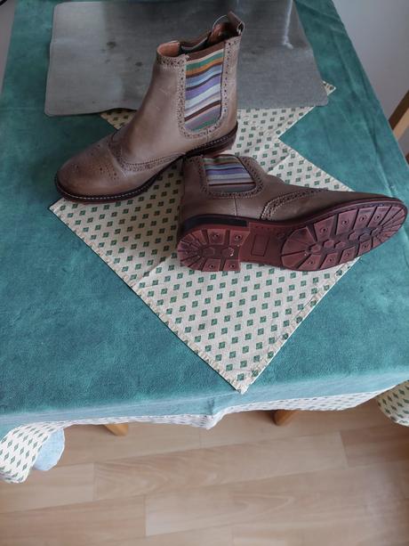 Přechodové kožené kozačky, 39