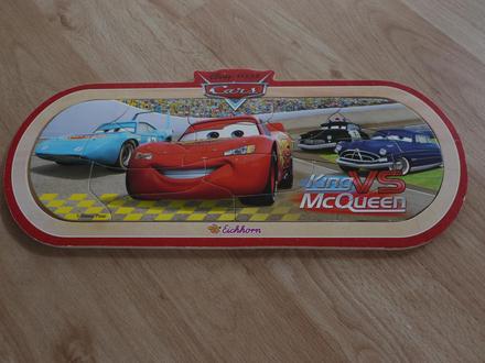 Mcqueen - zajimave drevene puzzle, 