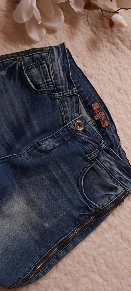 One love slim fit džíny se zipy, tesco,m