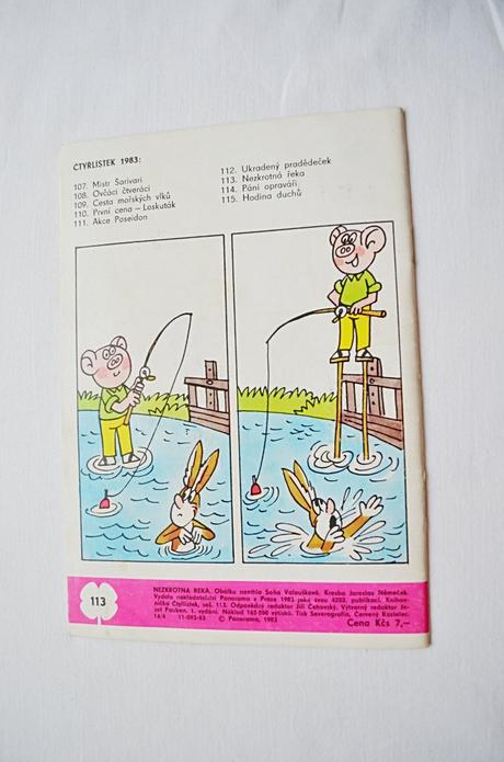 Dětský časopis čtyřlístek 113/ nezkrotná řeka,