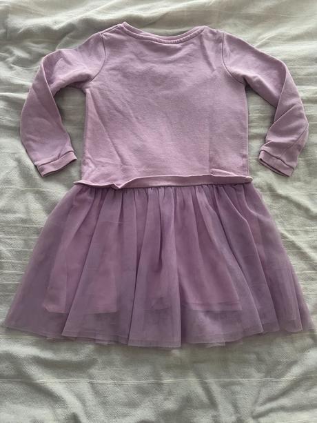 Teplé šaty z teplákoviny pepa/pepina vel. 110/116, 116