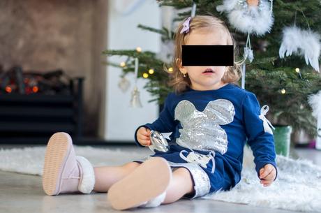 Luxusní komplet myška minnie 86-92cm flitry mašle, 86