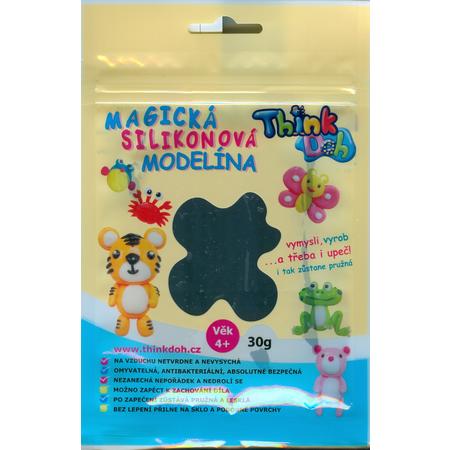Silikonová modelína - think don - černá,