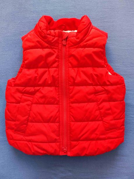 Dětská prošívaná vesta gap vel. 92, gap,92