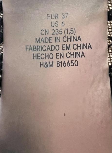 Boty & balerinky černé h&m vel. 37, h&m,37