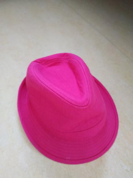 Klobouk dětský růžový, 