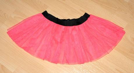 Růžová tylová sukýnka styl tutu k legínám, 188