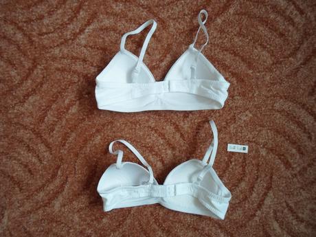 Bílá dívčí podprsenka 65b, 65b