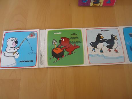 2 leporela čísla,zvířátka,