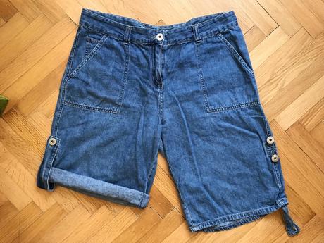 Bermudy šortky džínové, 44