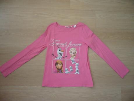 Tričko ledové království, h&m,134